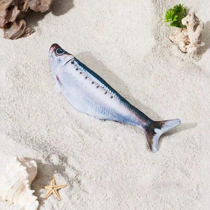 Interactive Wiggly Fish Cat Toy